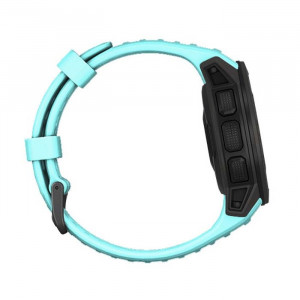 Curea silicon compatibil Garmin Instinct 22 mm , turcoaz . eR D L - Img 6