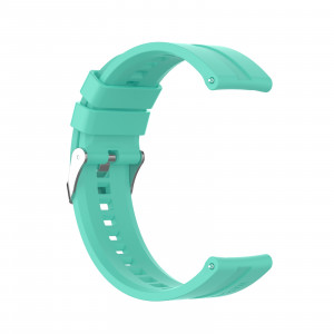 Curea silicon compatibil Huawei GT 3, GT 3 PRO, 46mm, aurora blue, latime curea 22mm, eR D L - Img 2