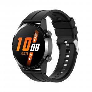 Curea silicon compatibil Huawei GT 3, GT 3 PRO, negru, 46mm, latime curea 22mm,eR D L - Img 6