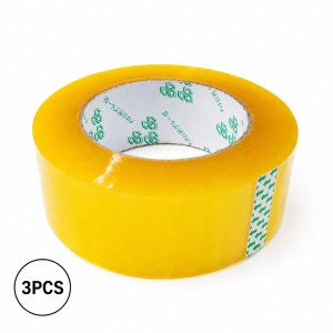 Set 3 x banda adeziva tip scotch, 42 mm x 150 m, transparent, eR D L