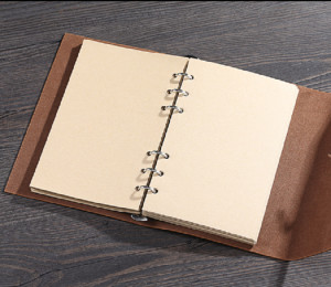 Agenda retro tip jurnal A6, army green, eR D L - Img 2