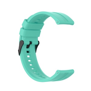 Curea ceas silicon universala , latime 22mm, quick release, Aurora Blue, eR D L - Img 2