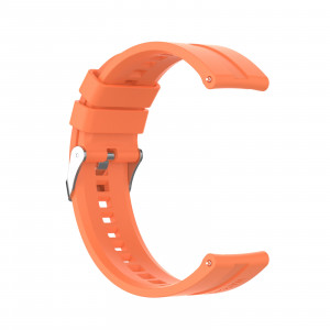 Curea silicon compatibil Huawei GT 3, GT 3 PRO, 46mm, portocaliu, latime curea 22mm, eR D L - Img 2