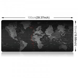 Mouse pad profesional pentru jucatori harta lumii 100x50 cm , eR D L - Img 2