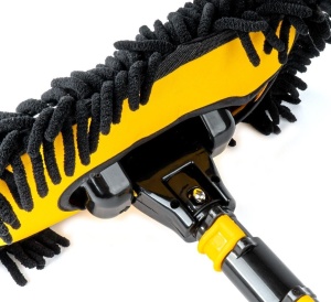 Perie pentru spalat masina, maner telescopic, galben/negru, eR D L - Img 8