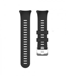 Curea silicon compatibil Garmin Forerunner 45/45S , 25 mm , negru . eR D L - Img 2