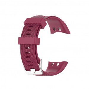 Curea silicon compatibil Garmin Forerunner 45/45S , 25 mm , red wine . eR D L - Img 2