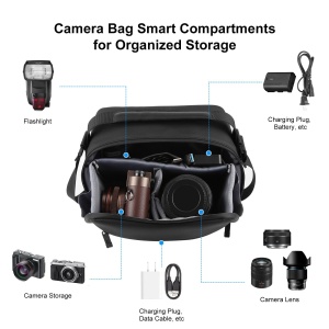 Geanta pentru aparat foto, drone si accesorii, 23x10x20.5cm, eR D L - Img 6