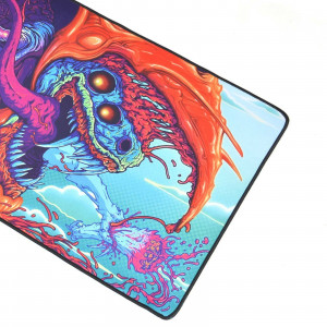 Mouse pad profesional pentru jucatori cu dragon, monstru, colorat 80x30cm . eR D L - Img 6