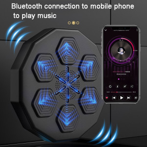Panou de antrenament pentru box interactiv, conexiune Bluetooth , difuzor incorporat, iluminare LED pentru zona de lovire, eR D L - Img 3