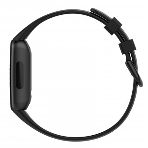 Curea ceas din silicon compatibil Fitbit Inspire 2, marime L, negru, eR D L - Img 3