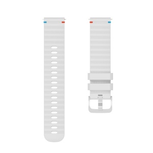 Curea silicon compatibil Huawei GT 4 , 46mm, latime curea 22mm, alb, eR D L - Img 3