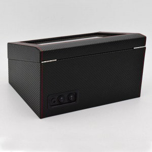 Cutie pentru intors ceasuri automatice , Watch Winder 4 spatii rotative si 6 spatii depozitare . eR D L - Img 3