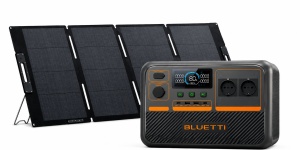 Generator Solar Portabil BLUETTI Premium 200 V2 + PV350 – 2700W, 2073.6Wh, Panou Solar 350W Inclus