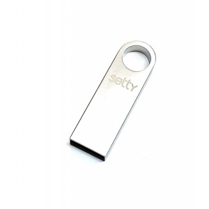 Memorie USB 2.0 Setty 64GB metalic, argintiu, eR D L - Img 1