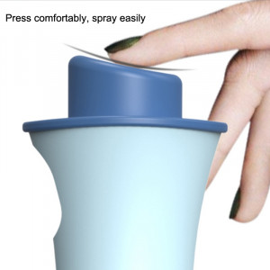Pulverizator din sticla pentru ulei, 150ml, albastru, eR D L - Img 2