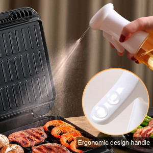 Pulverizator din sticla pentru ulei, 210ml, alb, eR D L - Img 4