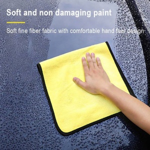 Set 2 lavete auto din microfibra , super-absorbante pentru lustruit masina, 100x50 cm, eR D L - Img 4