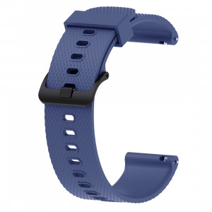 Curea ceas silicon compatibil Garmin Vivoactive 3 , albastru inchis . eR D L