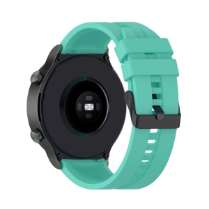 Curea ceas silicon universala , latime 22mm, quick release, Aurora Blue, eR D L - Img 5