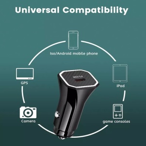 Incarcator auto USB Type C QC 3.0 PD 20W, negru, eR D L - Img 6