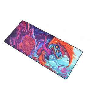 Mousepad profesional pentru jucatori cu dragon, monstru, colorat 90x40cm, eR D L - Img 2