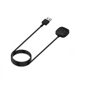 Cablu de incarcare compatibil Fitbit Versa 3, Versa 4, negru, eR D L - Img 1