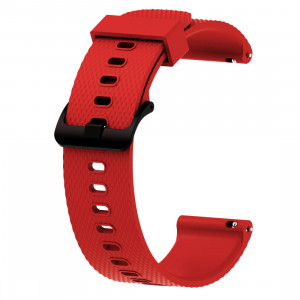 Curea ceas silicon compatibil Garmin Vivoactive 3 , rosu aprins . eR D L