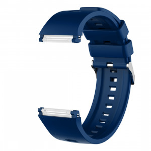 Curea silicon compatibil Huawei GT 2E , 46mm , albastru inchis , latime curea 22mm . eR D L - Img 2