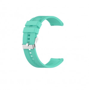 Curea silicon compatibil Huawei GT 3, GT 3 PRO, 46mm, aurora blue, latime curea 22mm, eR D L - Img 1