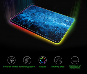MousePad Gaming WT-5 cu lumini RGB 90x40cm . eR D L - Img 5