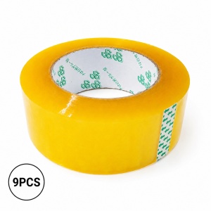 Set 9 x banda adeziva tip scotch, 42 mm x 150 m, transparent, eR D L