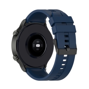 Curea ceas silicon universala , latime 22mm, quick release, albastru inchis, eR D L - Img 3