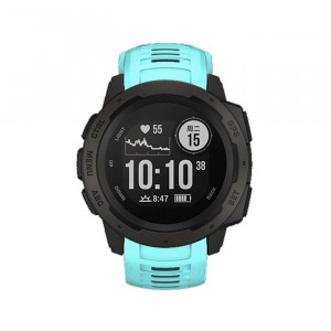 Curea silicon compatibil Garmin Instinct 22 mm , turcoaz . eR D L - Img 4