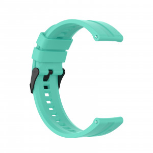 Curea silicon compatibil Huawei GT 2, 42mm, Aurora Blue, latime curea 20mm, eR D L - Img 2