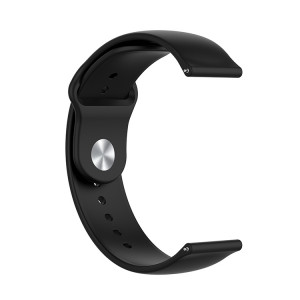 Curea silicon compatibil Samsung Galaxy Active, negru, 20mm, eR D L - Img 2