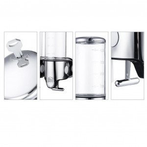 Dispenser sapun lichid si sampon , actionare manuala 500 ml - Img 2