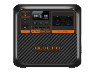 Generator electric portabil, Bluetti AC180P, Model modernizat AC180, Baterie LiFePO4 1440Wh, 2 Prize AC 1800W, negru - Img 5