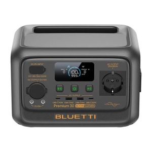 Generator solar portabil Bluetti Premium 30 v2 (600w, 320Wh) cu panou solar Bluetti Sora 60, 60W - Img 2