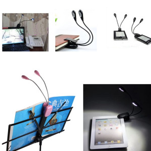 Lampa de citit cu brate duble LED , 3 x AAA . eR D L - Img 8