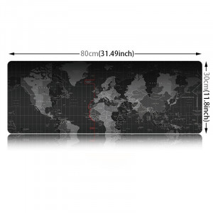Mouse pad profesional pentru jucatori harta lumii 80x30 cm , eR D L - Img 5