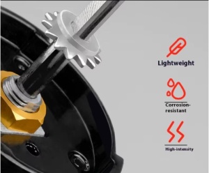 Mulineta pescuit spinning 6000 metalica – raport 5.2:1, maner interschimbabil, high speed - Img 10