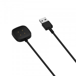 Cablu de incarcare compatibil Fitbit Versa 3, Versa 4, negru, eR D L - Img 2