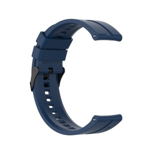 Curea ceas silicon universala , latime 22mm, quick release, albastru inchis, eR D L - Img 4