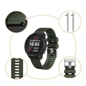 Curea ceas silicon universala , latime 22mm, quick release, army green, eR D L - Img 5