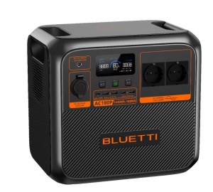 Generator electric portabil, Bluetti AC180P, Model modernizat AC180, Baterie LiFePO4 1440Wh, 2 Prize AC 1800W, negru - Img 2