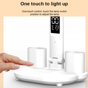 Lampa birou cu LED, touch control, reglare intensitate lumina rece/calda/neutra, alb, eR D L - Img 6