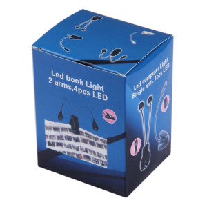 Lampa de citit cu brate duble LED , 3 x AAA . eR D L - Img 9