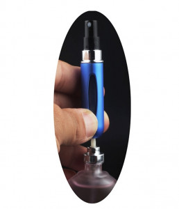 Recipient reincarcabil pentru parfum 5ml, albastru, eR D L - Img 2