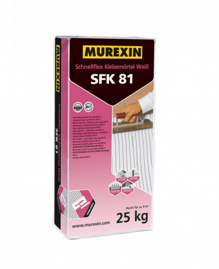 Adeziv flexibil alb rapid SFK 81, Murexin, 25kg